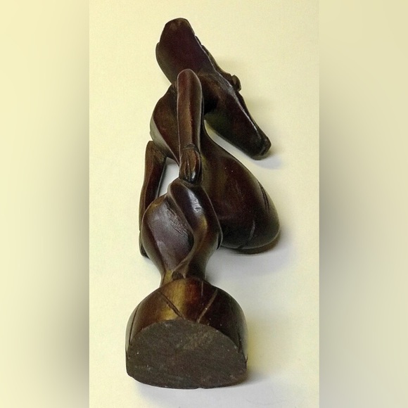 19th Century Antique Hand Carved Ebony African Fertility Figurine Statuette - Picture 5 of 10